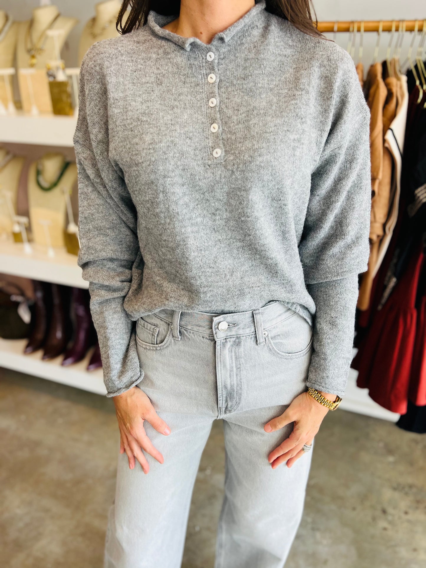 Grey Sweater