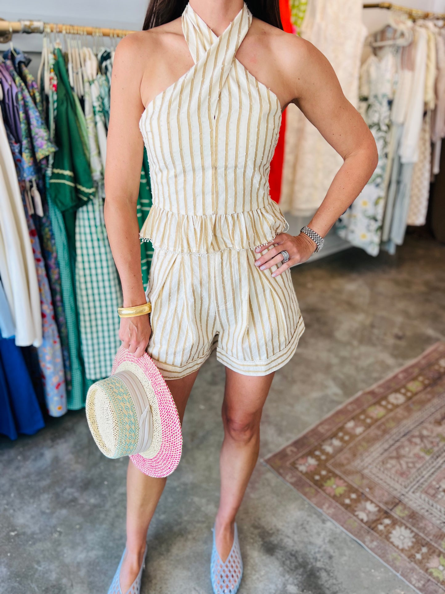 Natural Stripe Set