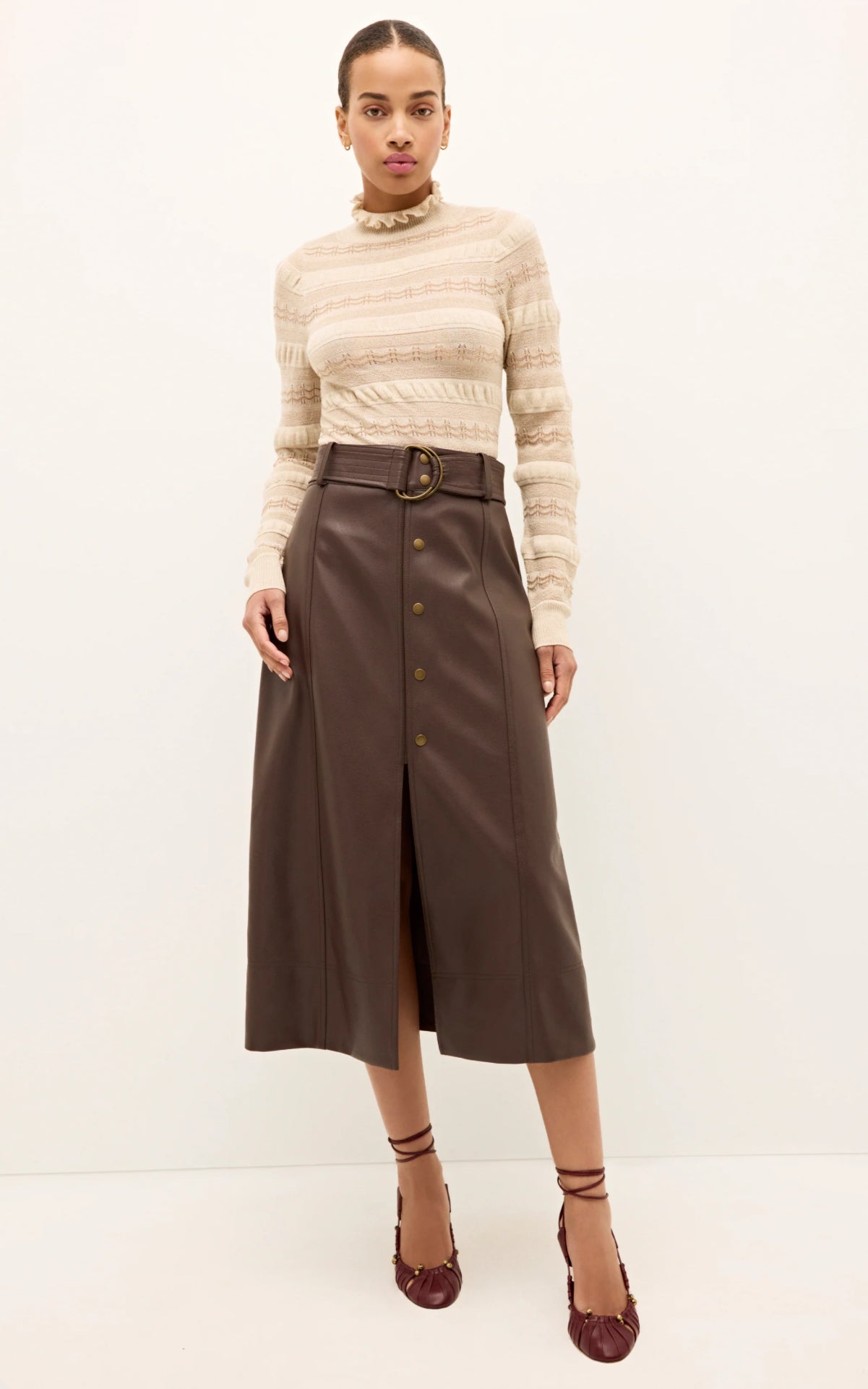 Chelsea Skirt in Walnut