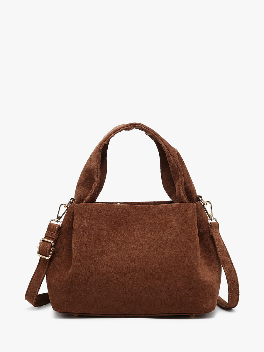 Lia Bag Brown Suede