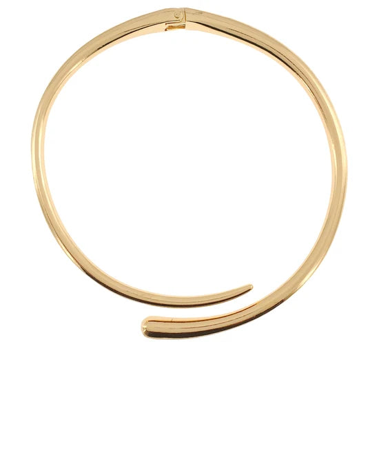 Gold Open Choker Necklace