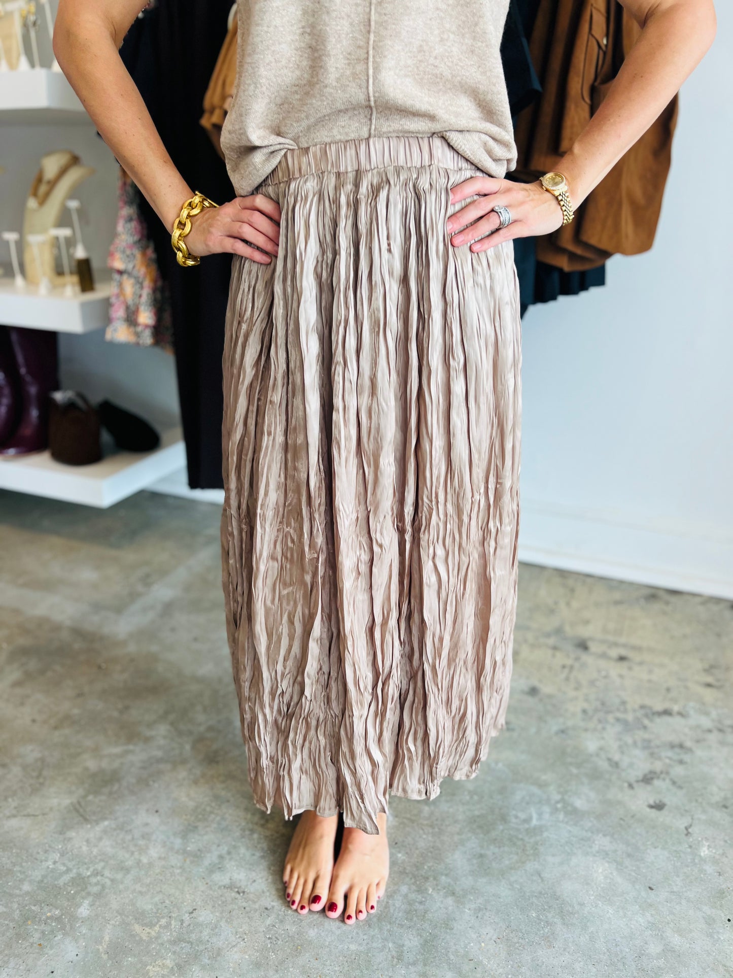 Plisse Skirt