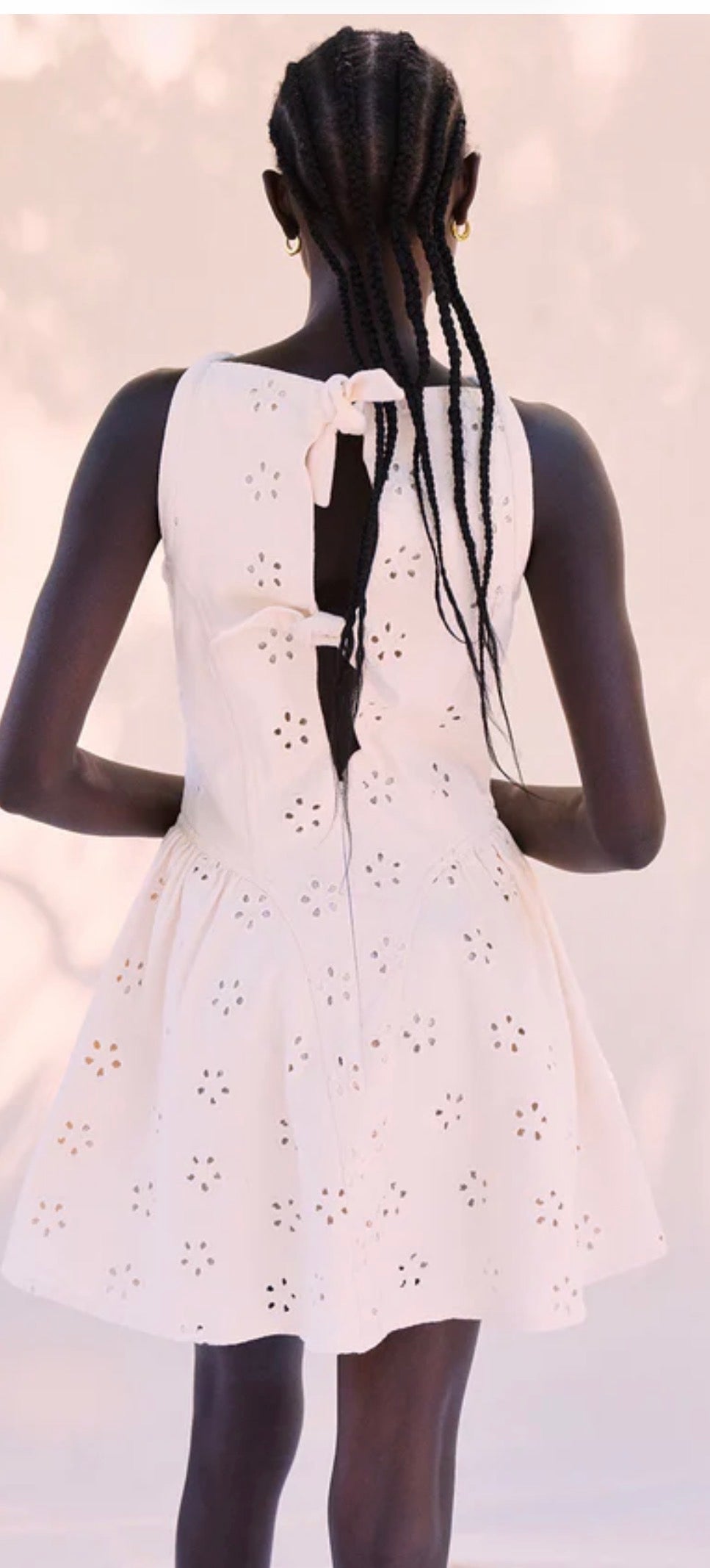 May Daisy Eyelet Denim Dress