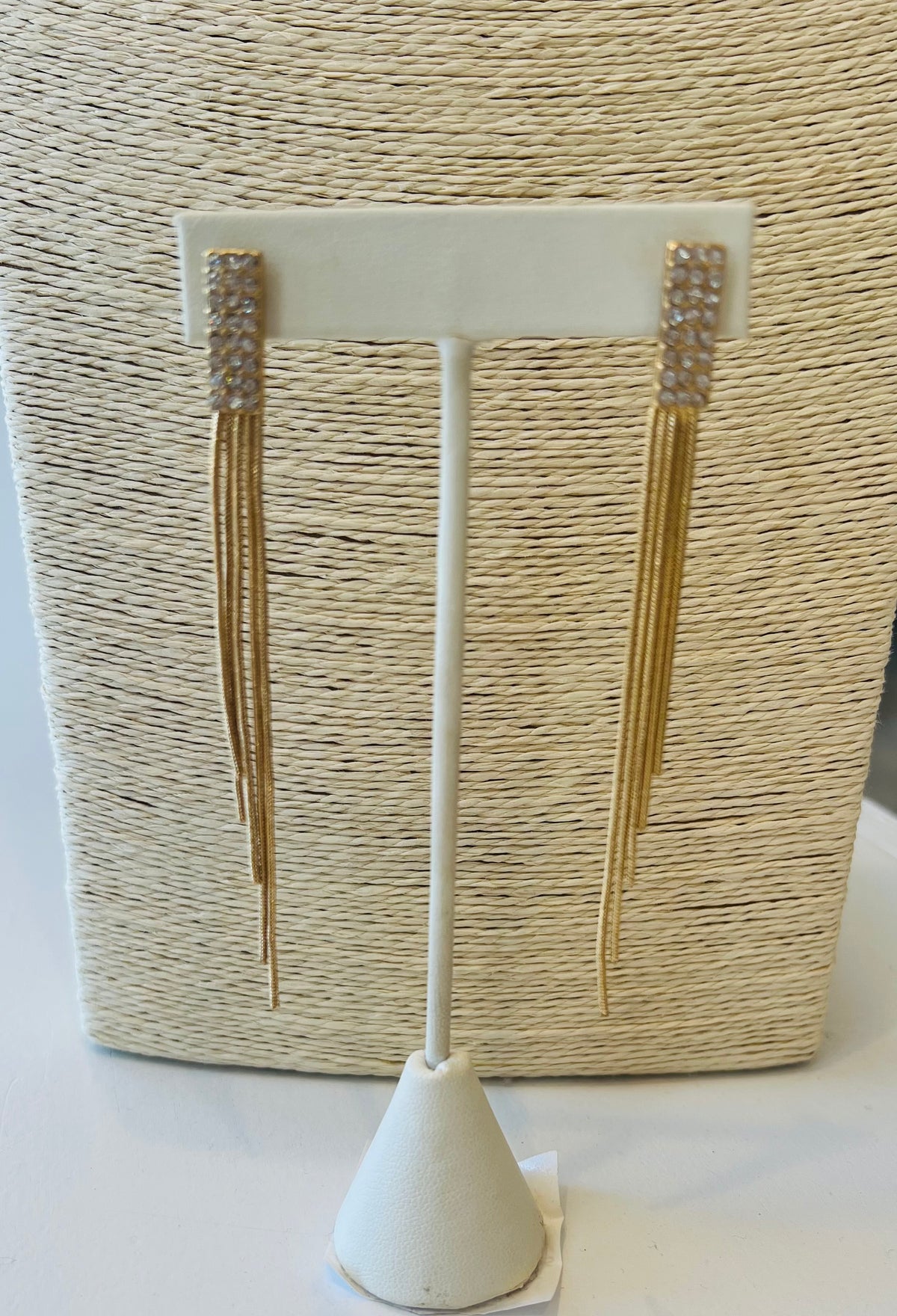 Gold Diamond Dangles