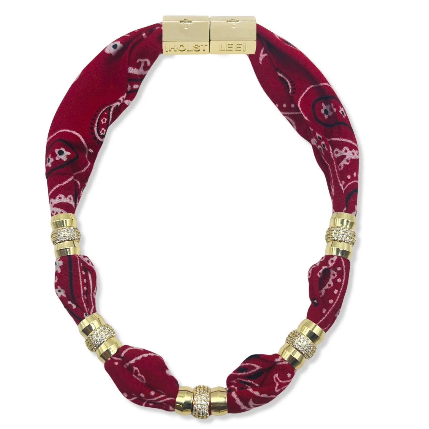 Red Bandana Necklace