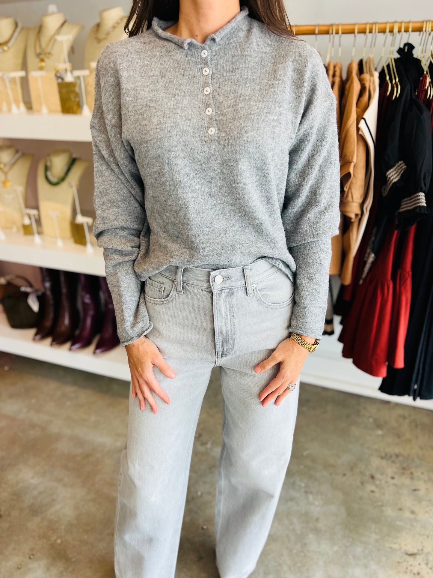 Grey Sweater