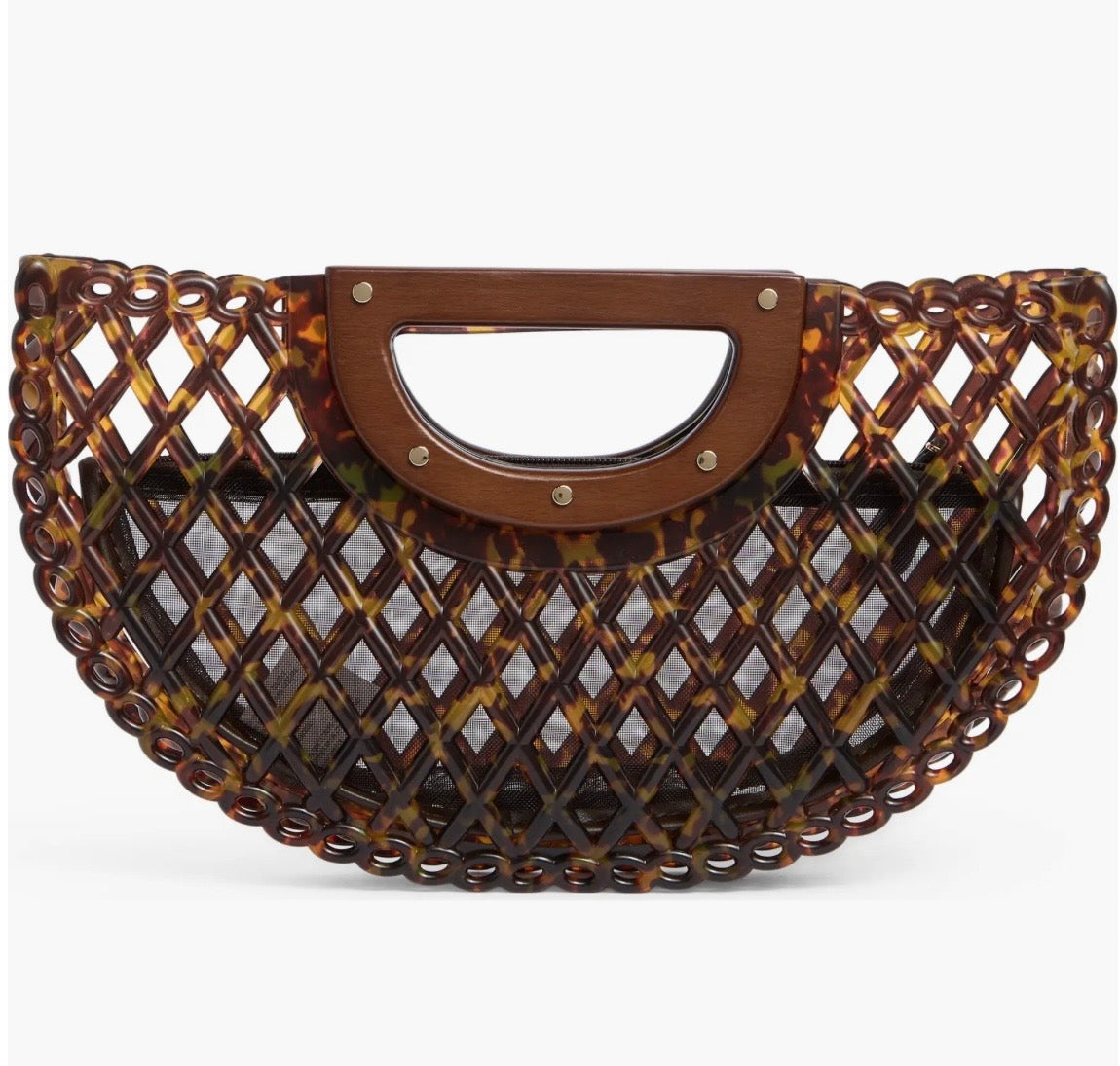 Solandra Clutch Tortoise Jelly