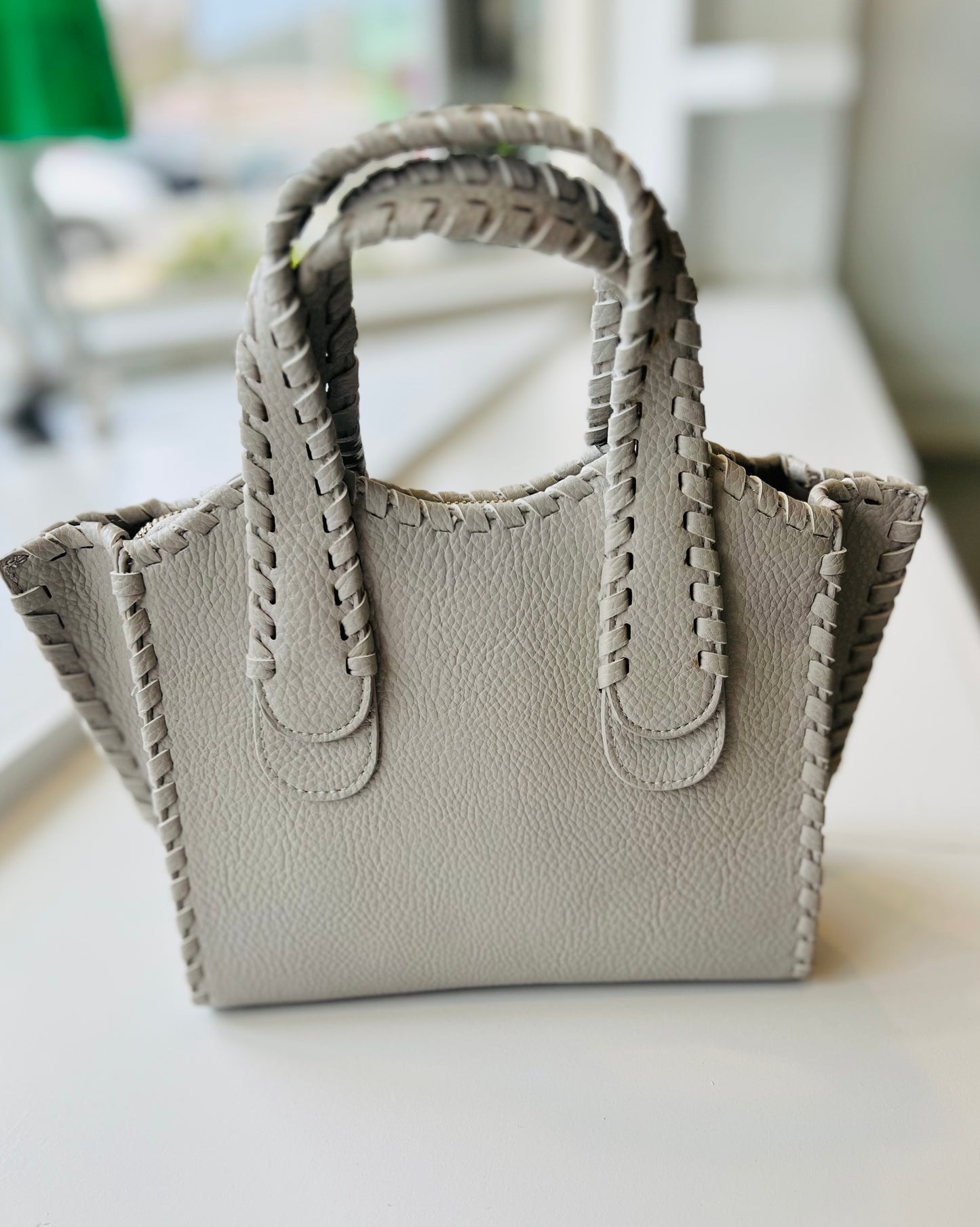 Marla Whipstitch Pale Grey