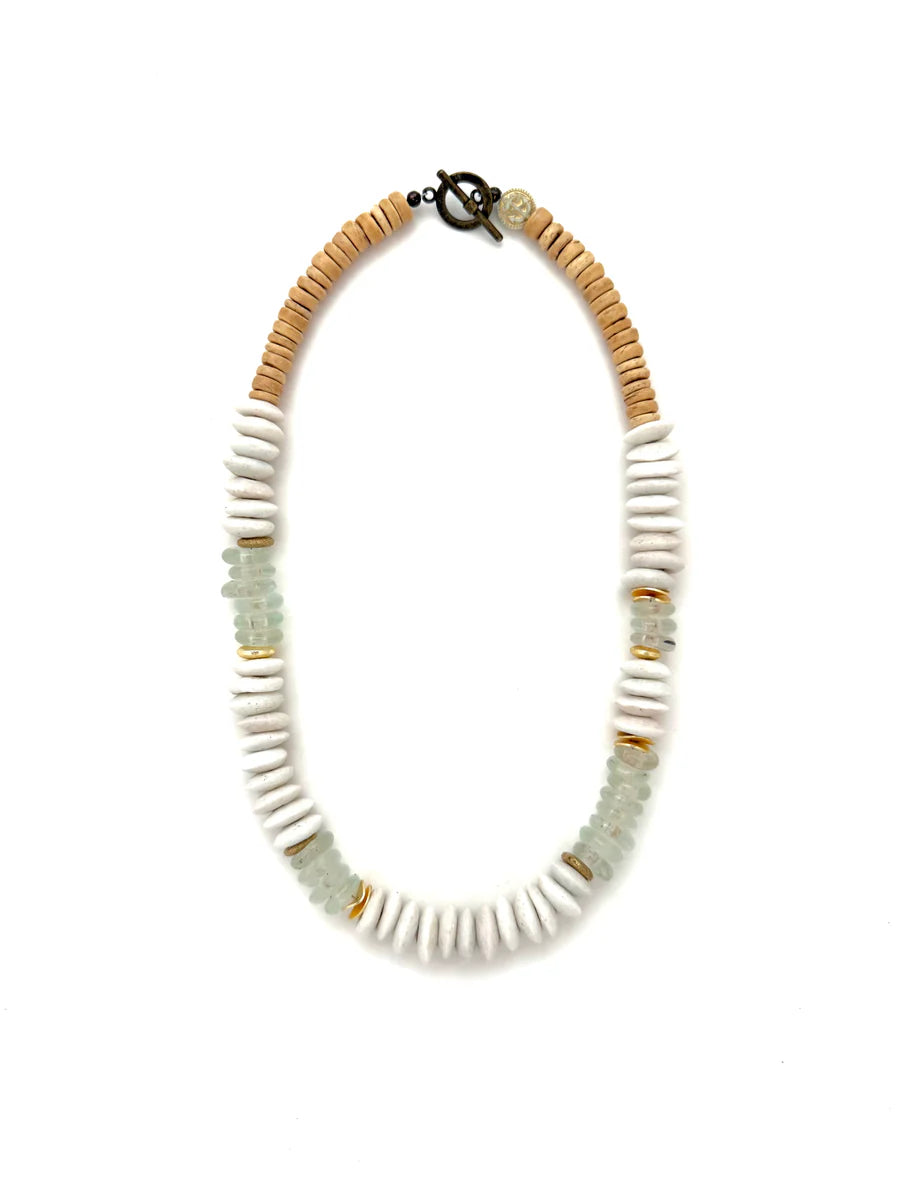 AMBER WHITE NECKLACE