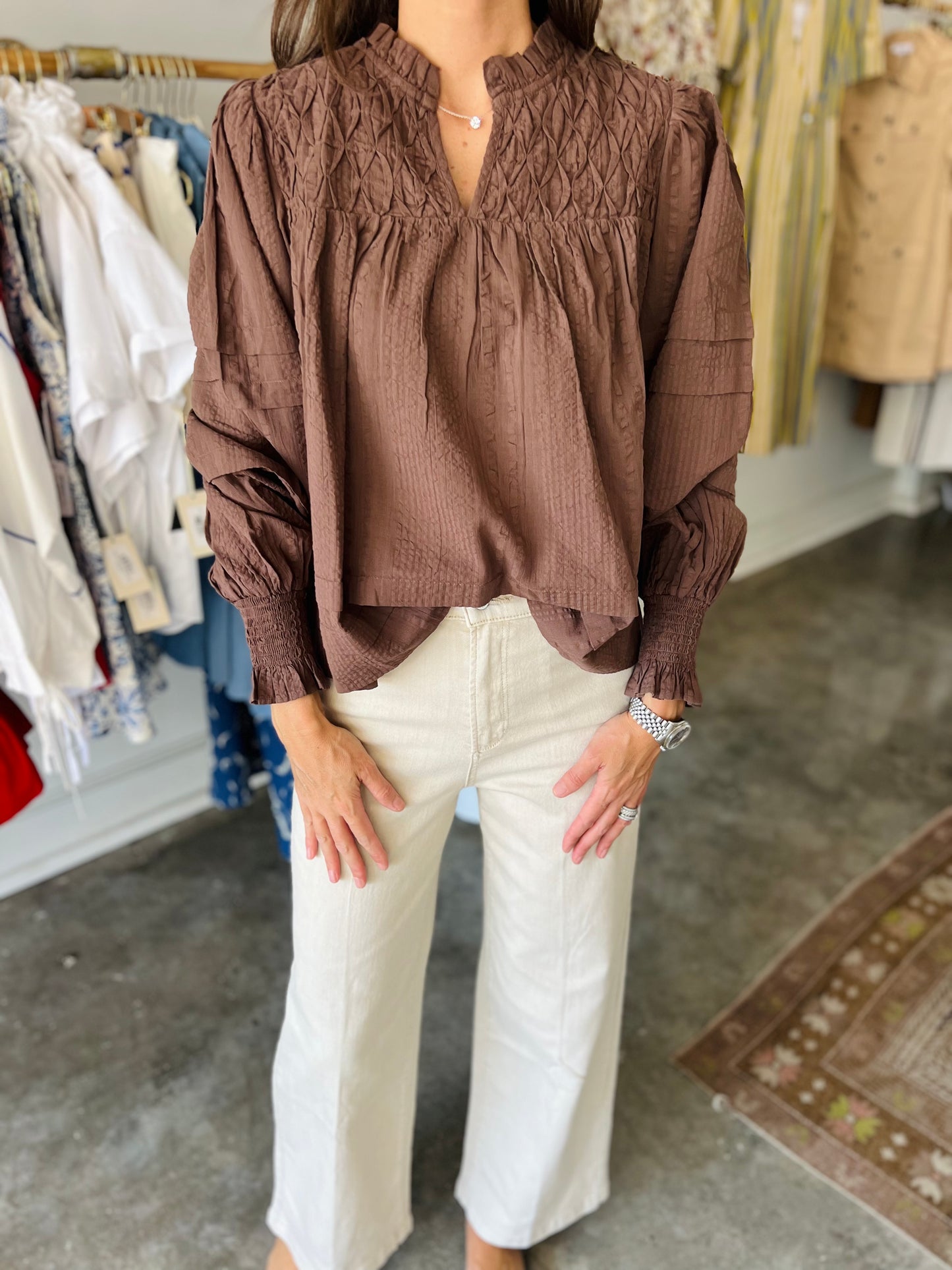 Brown Longsleeve Top