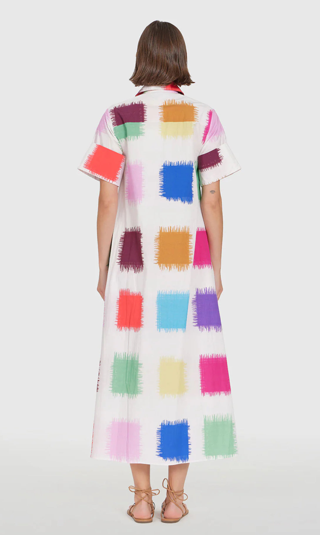 Gibbons Dress Brushstrokes