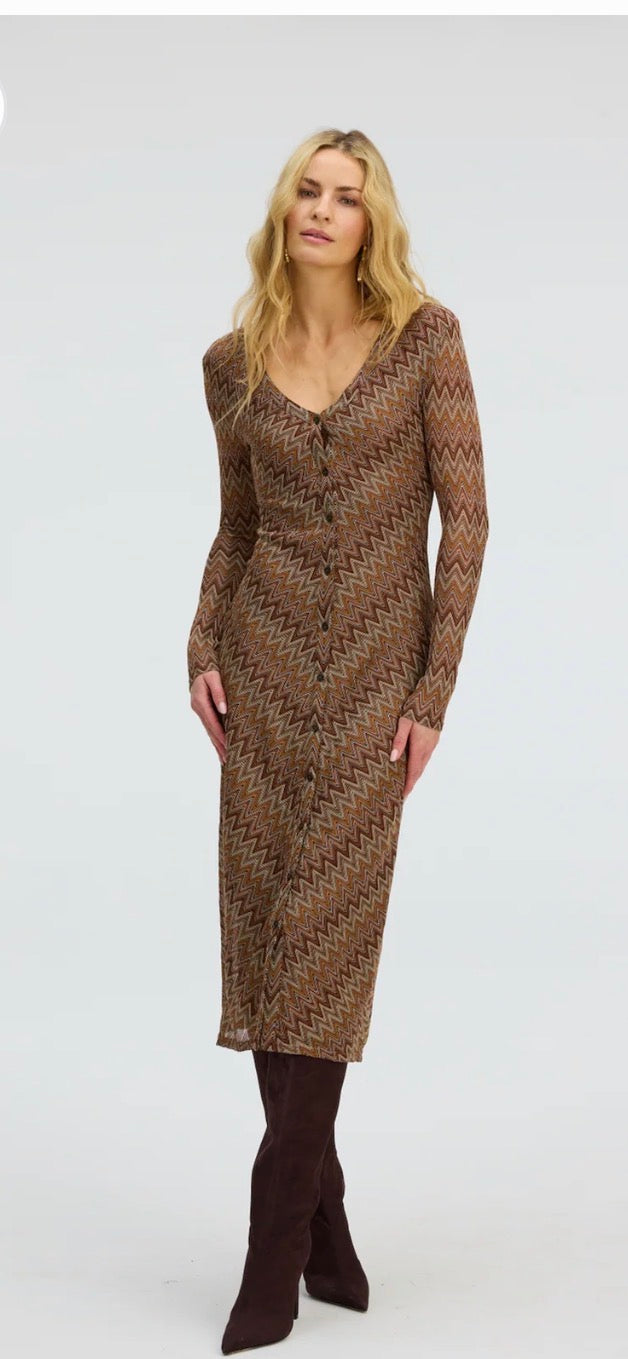 Chestnut Multi Palmer Dress