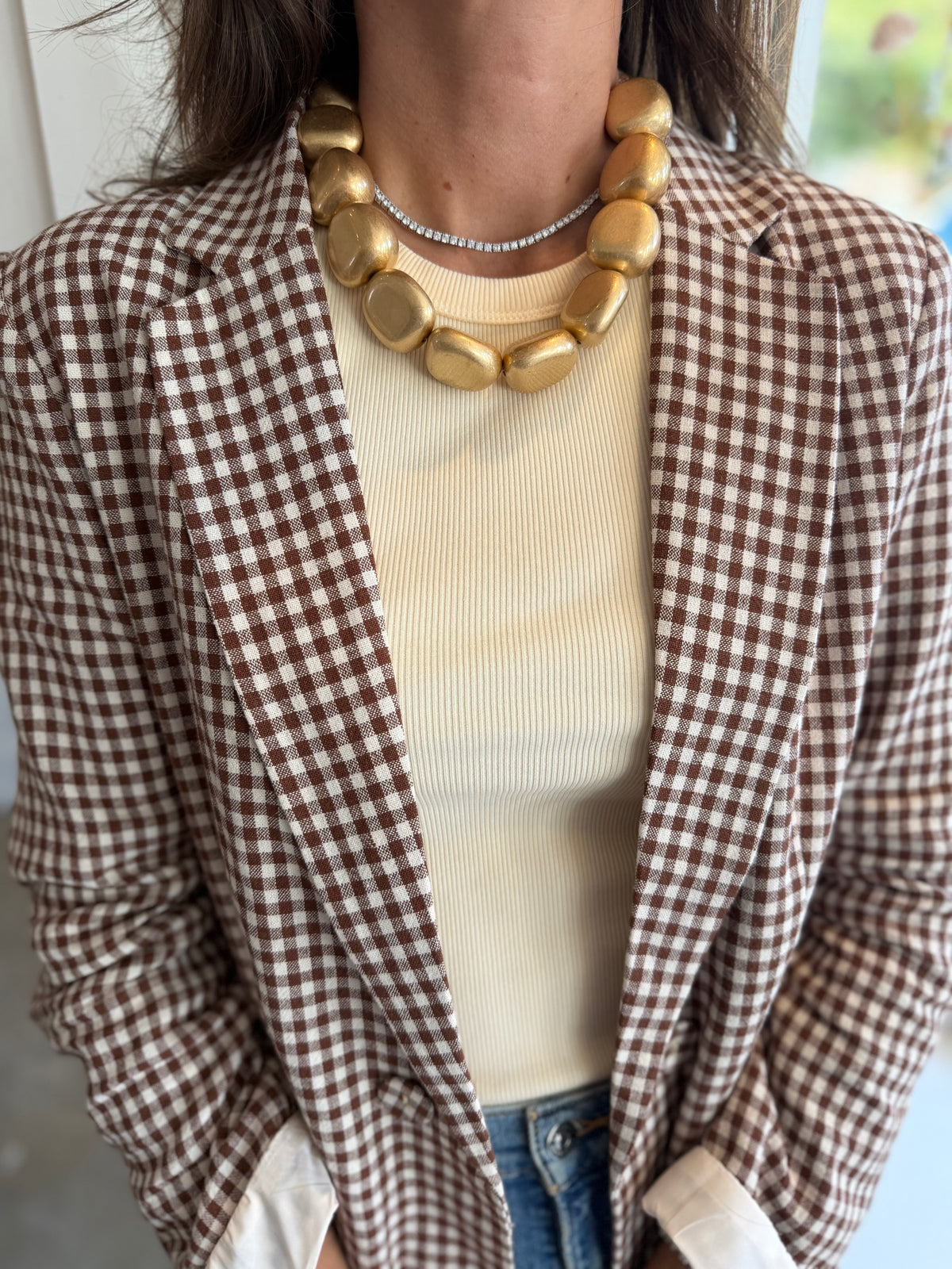 Nugget Gold Necklace