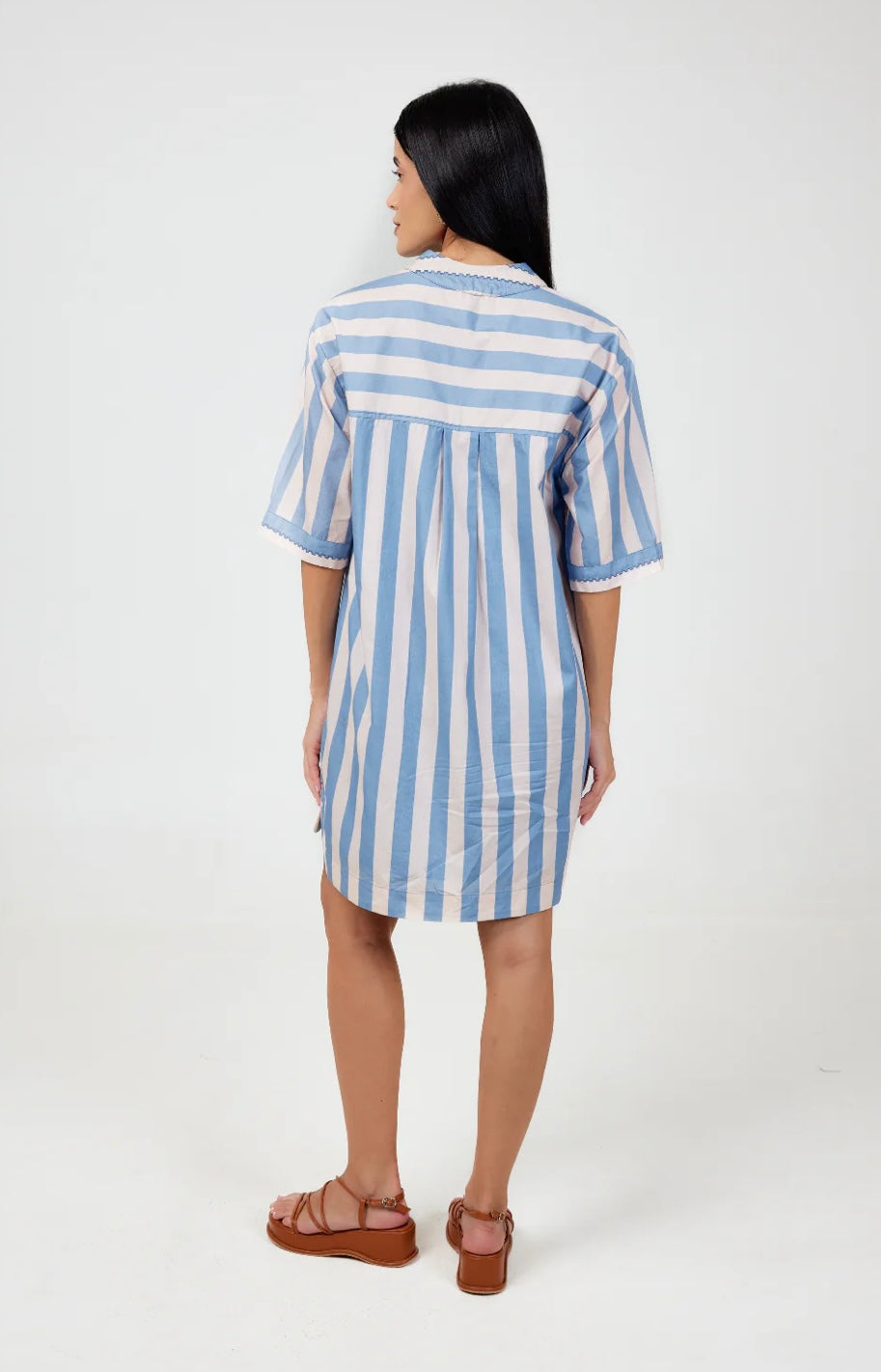 CAPRI MINI STRIPE DRESS