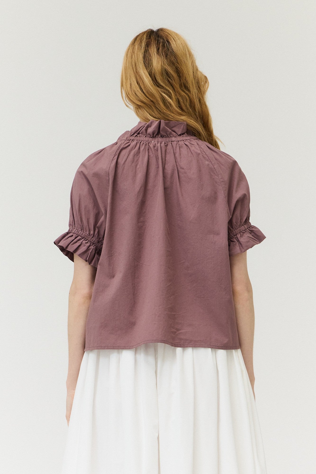ORCHID BUBBLE BLOUSE