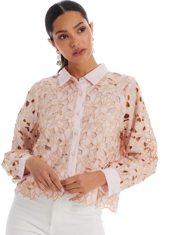 PHOEBE SHIRT IN BLUSH