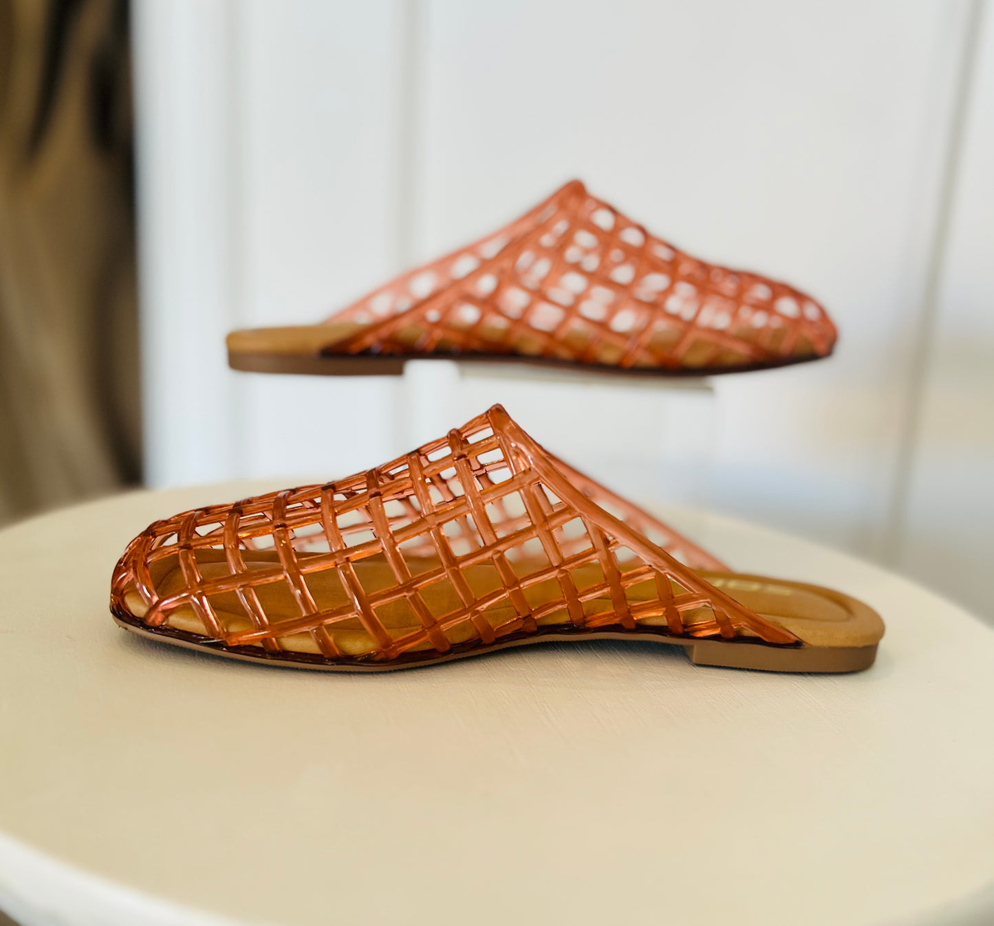 Wayne Apricot Jelly Shoe