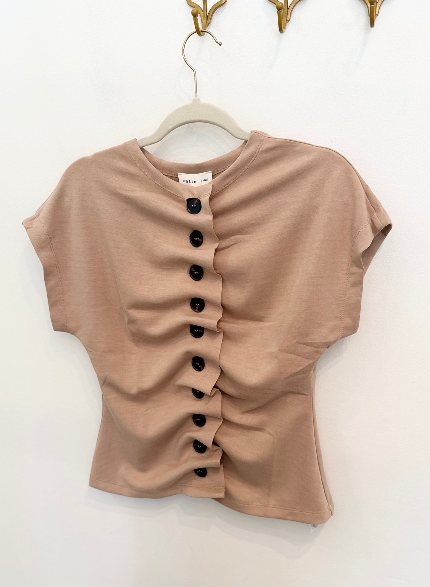 Tan Button Down