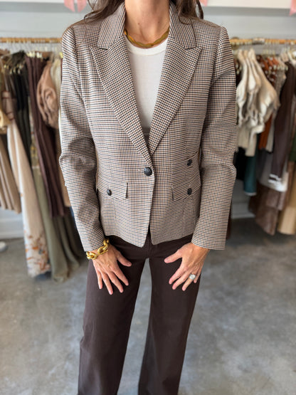Astor Brown Check Jacket