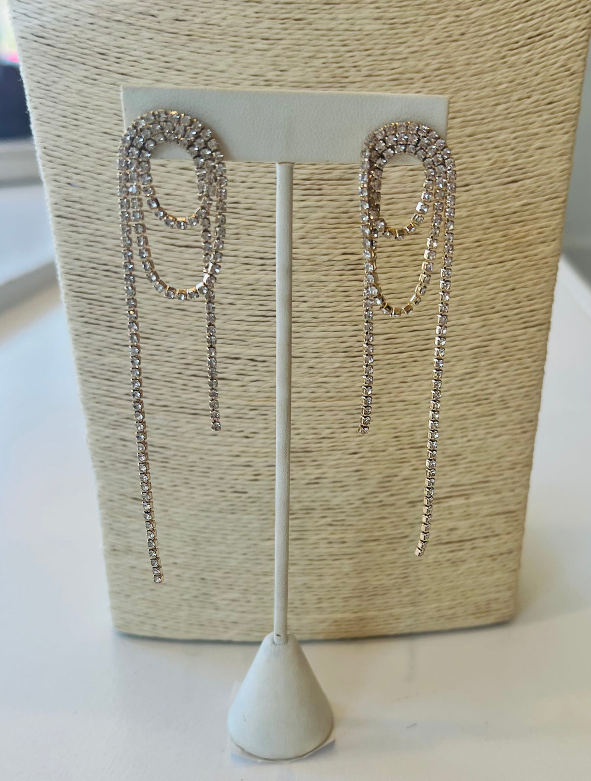 Diamond roller earrings