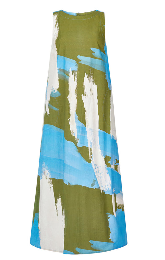 Dani Dress in Brushstroke