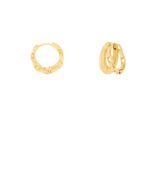 Layered Textured Hoops