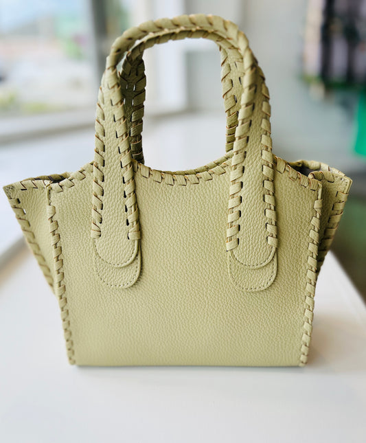 Marla Whipstitch Bag Pistachio