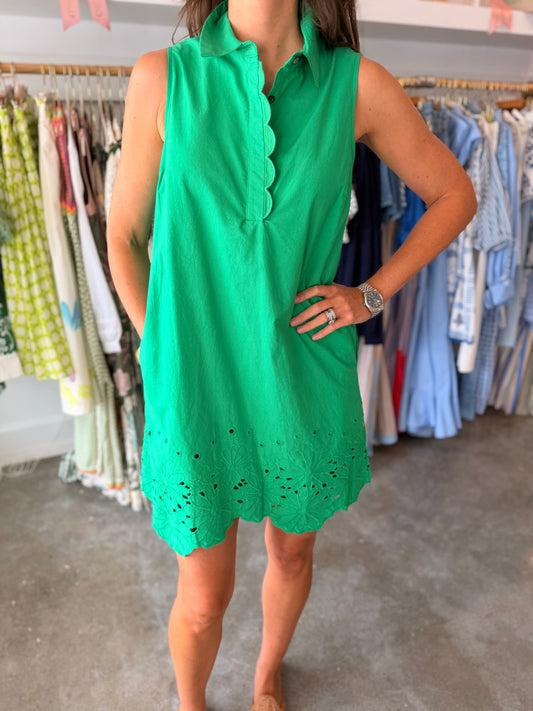 Green Shift Dress