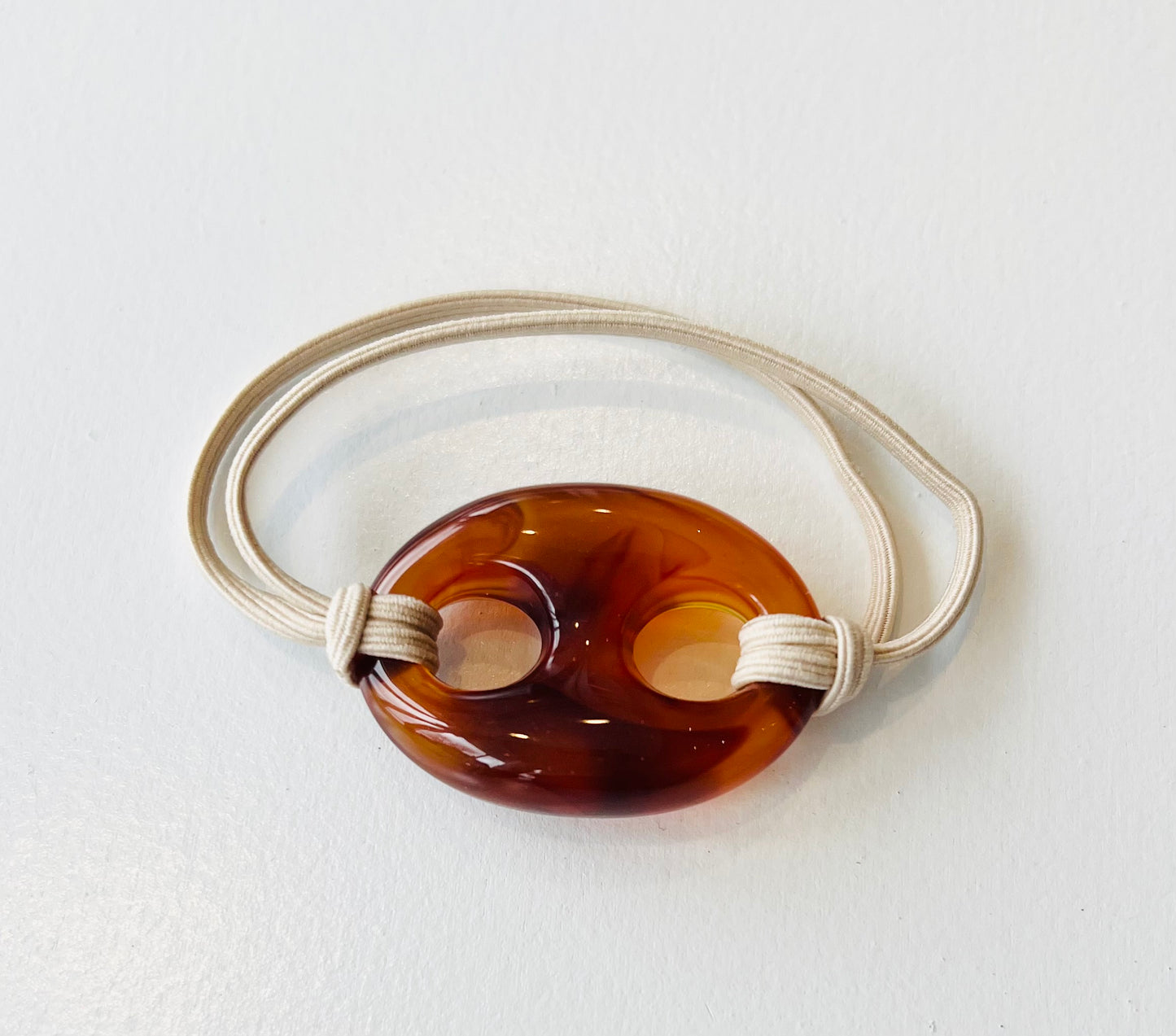 Bracelet Hair Ties Beige Band