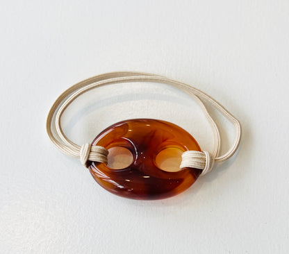 Bracelet Hair Ties Beige Band