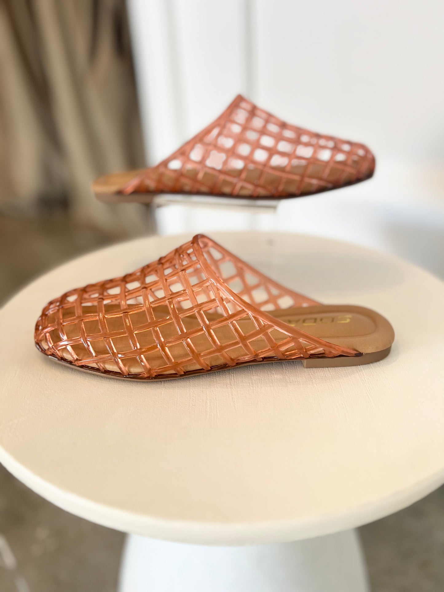 Wayne Apricot Jelly Shoe