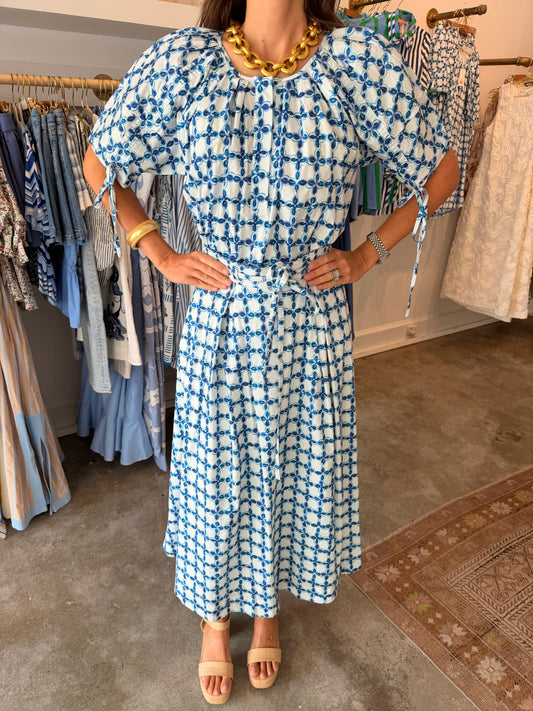 Blue Eyelet Set