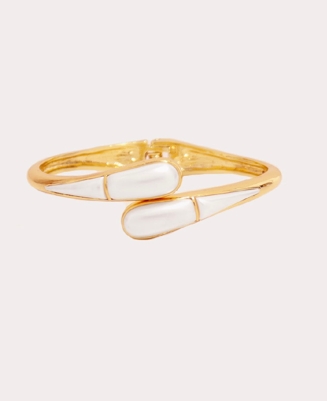 Gold/ Pearl Thin Livorno Wrap