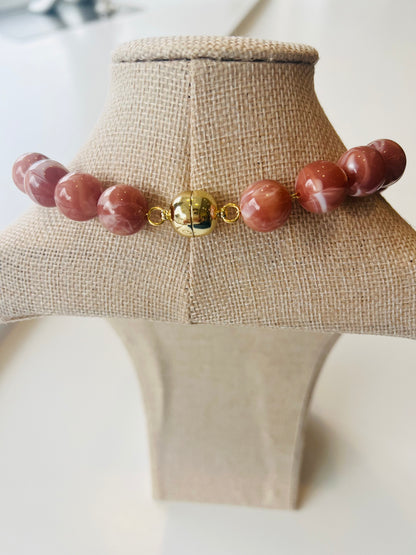 Mauve II Beaded Necklace