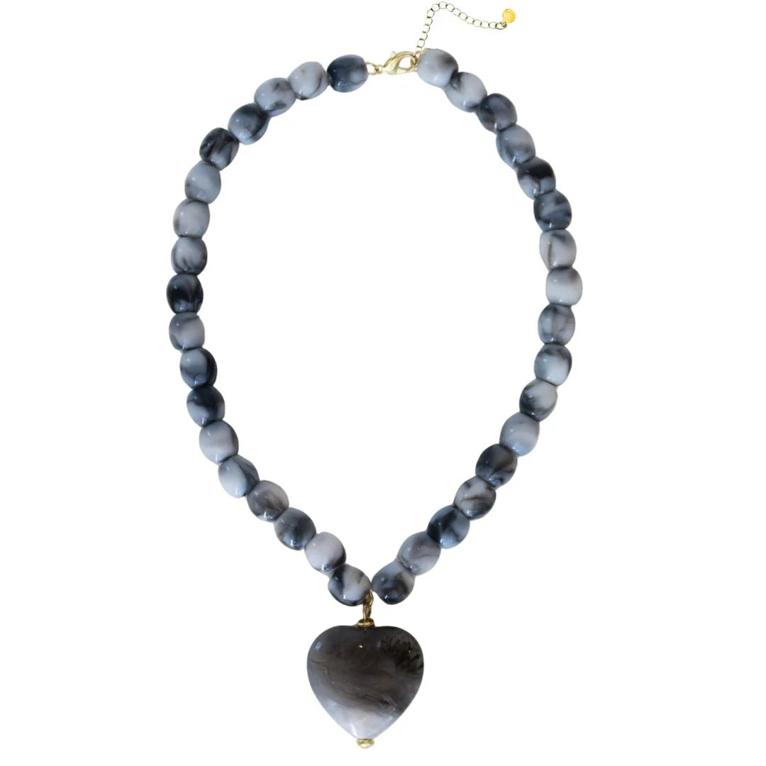 Amour Grey Necklace