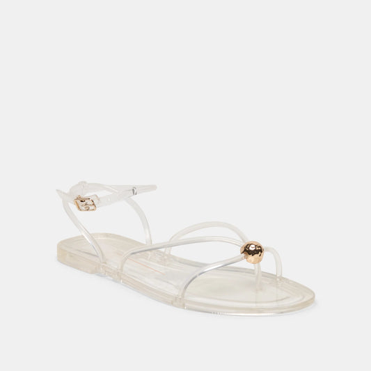 Kenley Vinyl Crystal Sandals