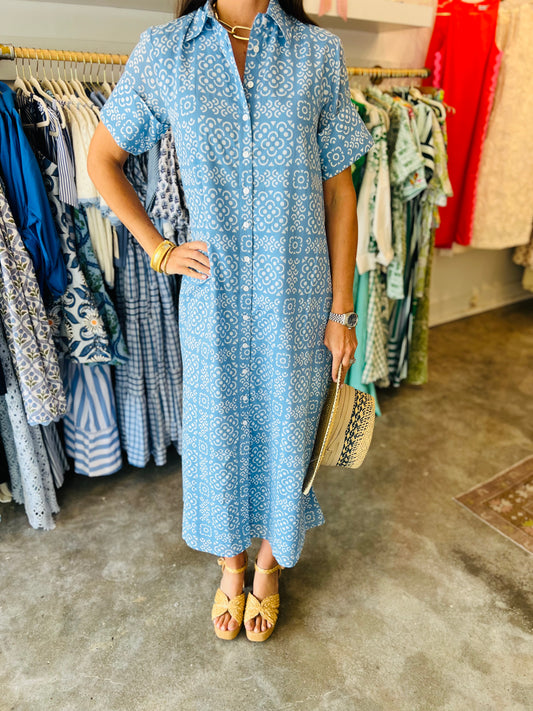 Lanai Tile Gibbons Dress