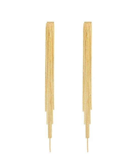Fringe Chain Earrings