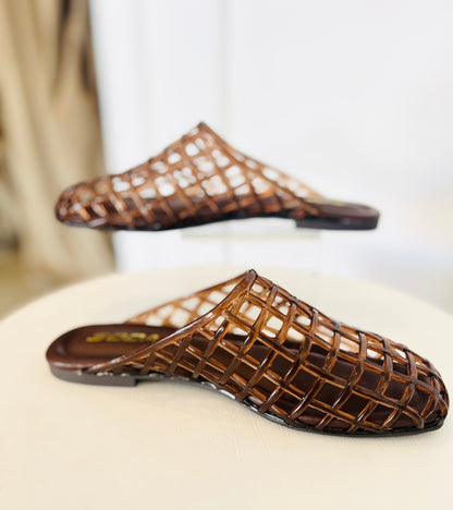 Wayne Dark Brown Jelly Shoe