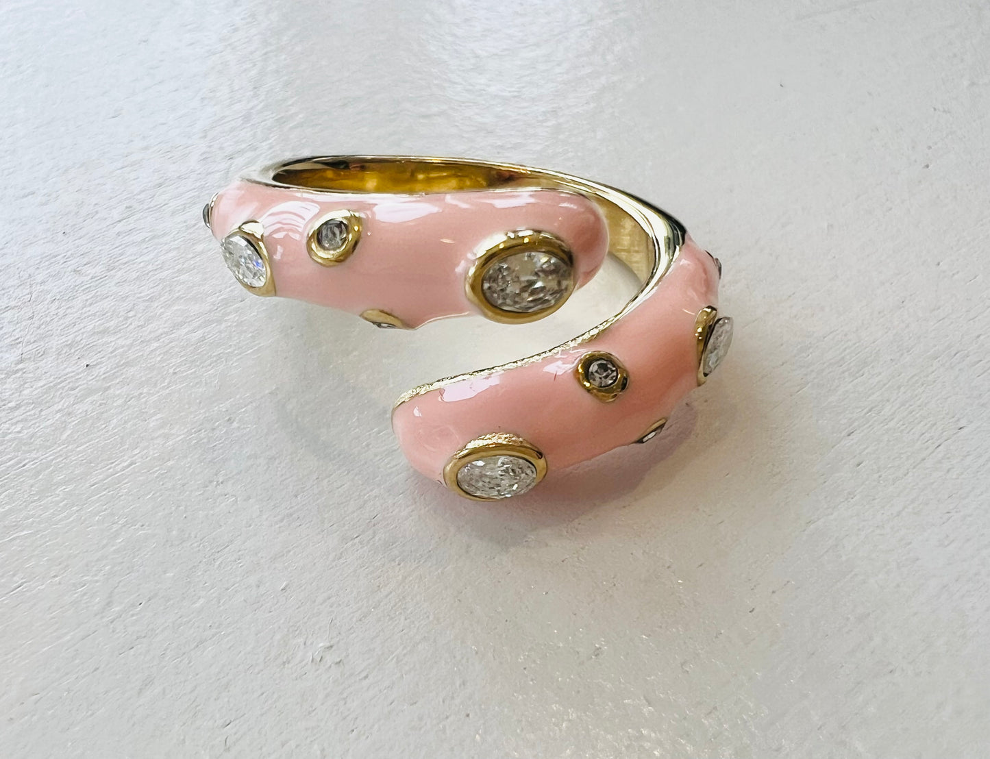 Enamel Gemstone Rings