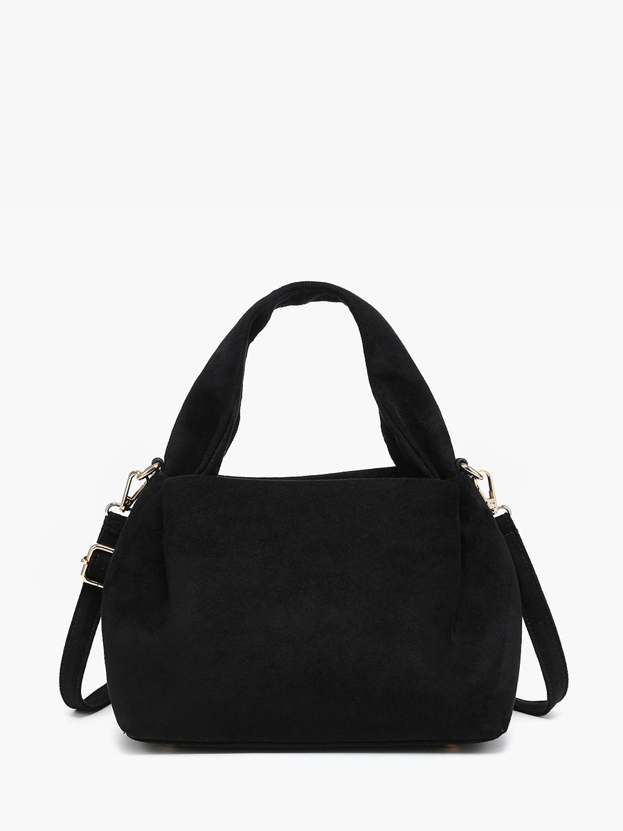 Lia Bag Black Suede