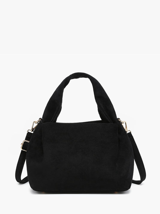 Lia Bag Black Suede