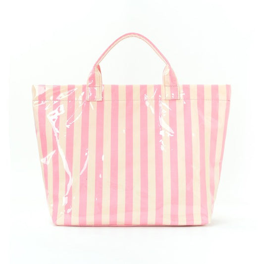 Pink/ Yellow Vinyl Beach Bag