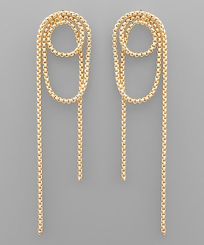 Chain Roller Earrings