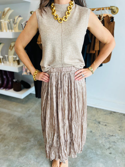 Plisse Skirt