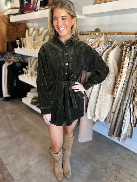 Olive Romper