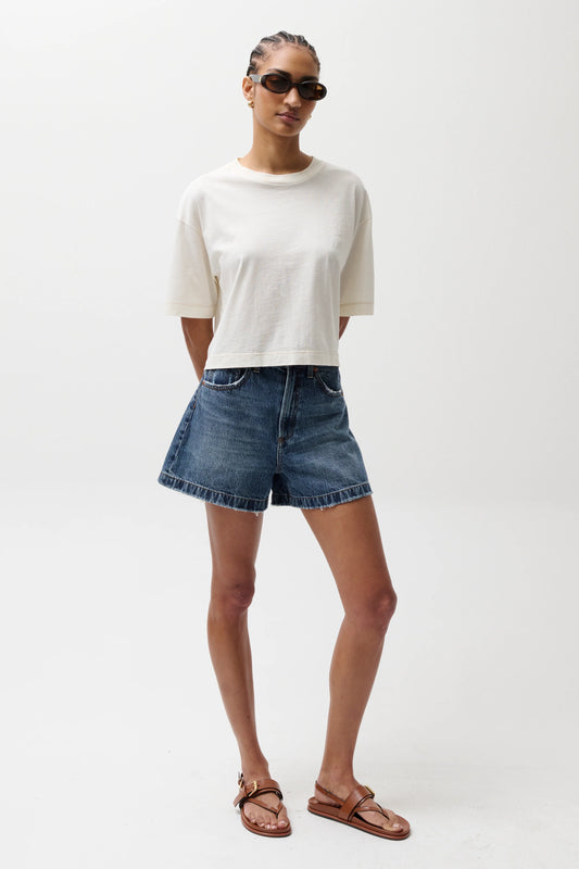 Saige High Rise Shorts Wishbone