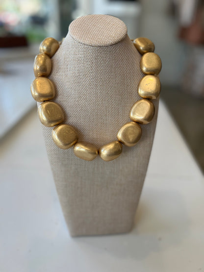Nugget Gold Necklace