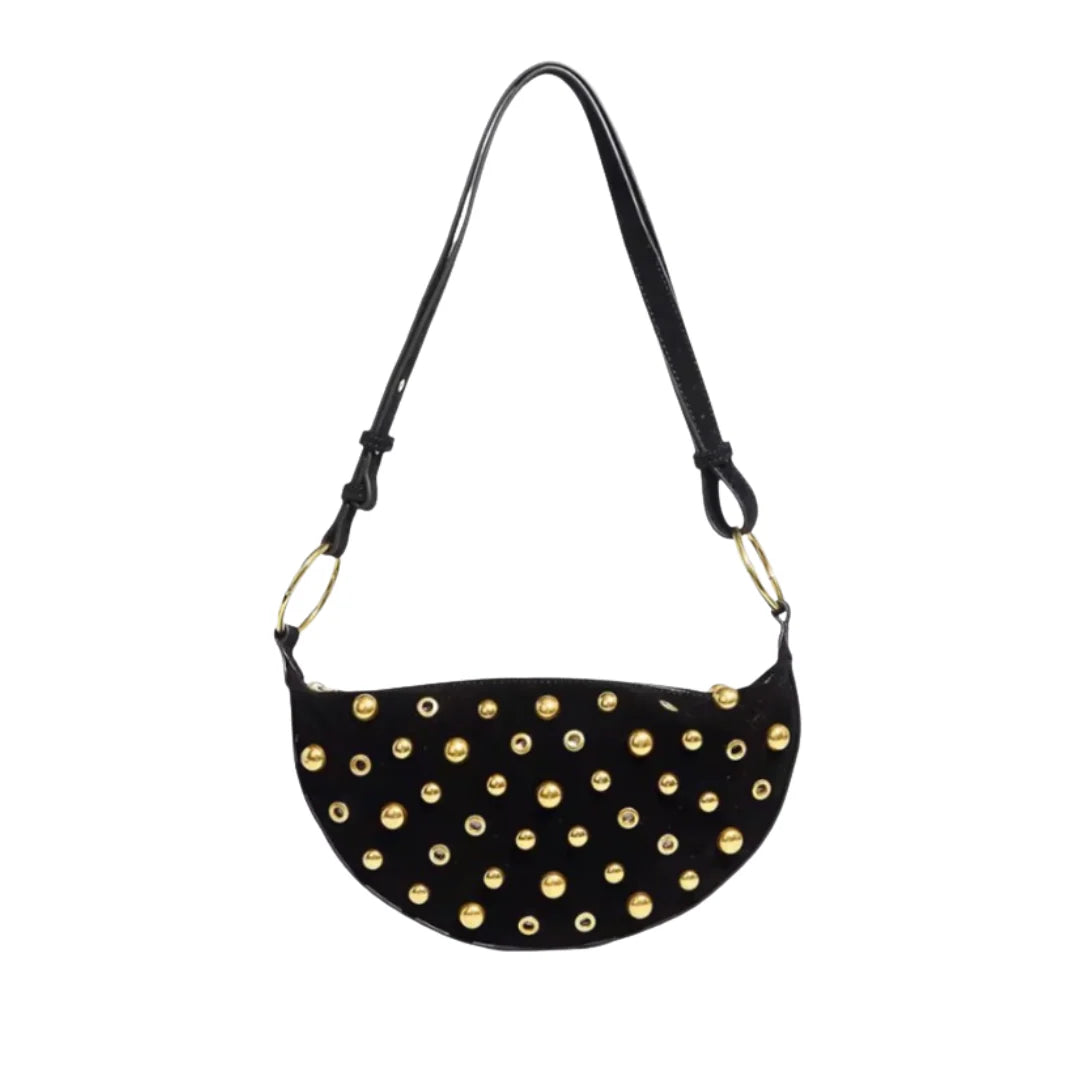 Maeve Studded Black Bag