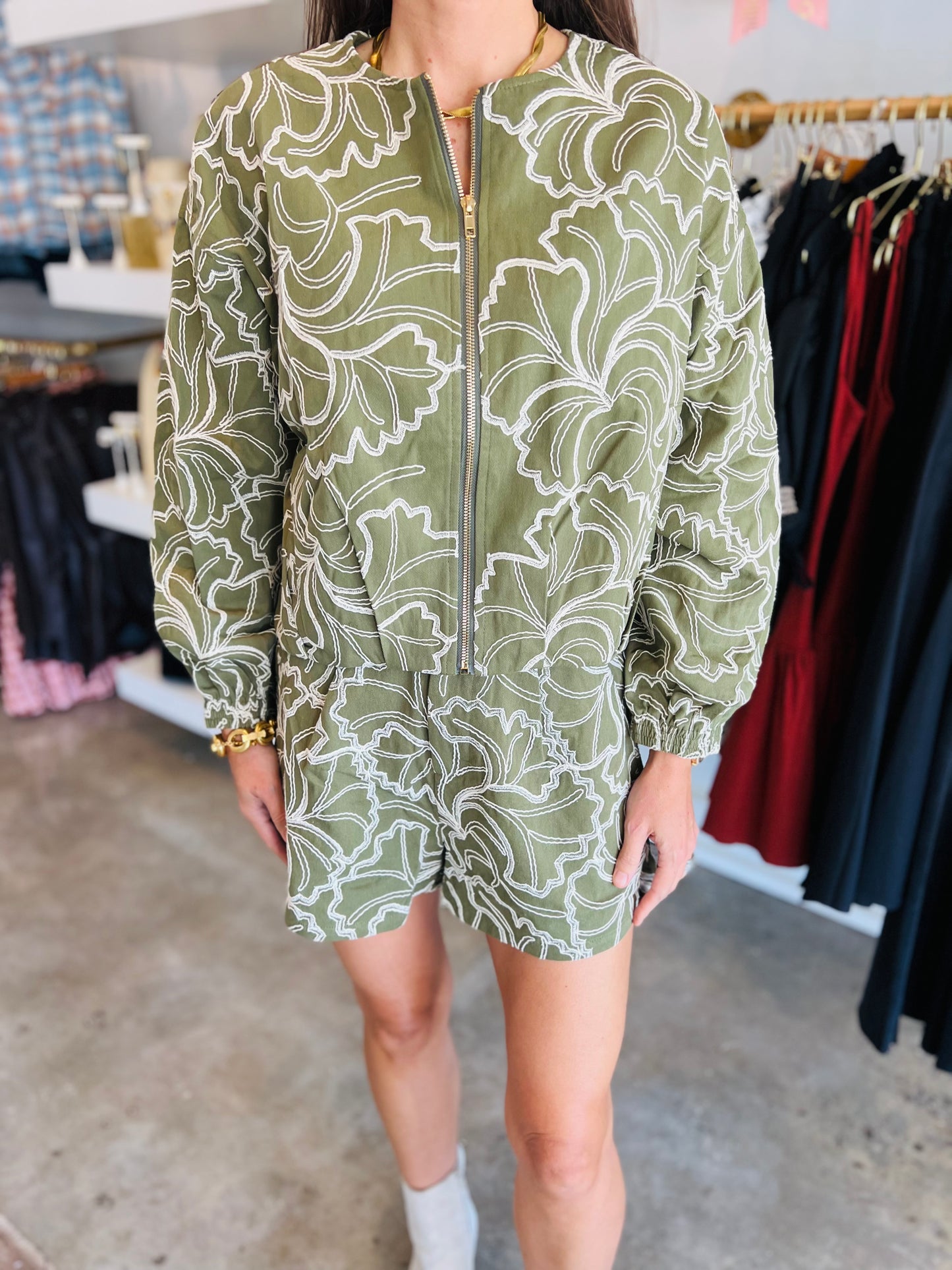 Olive Short Set